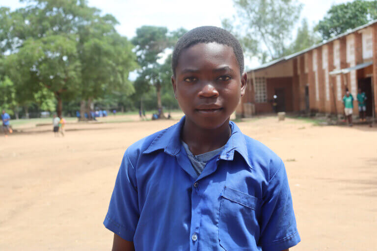 Judith Neilson Foundation. Save the kids partner. Ibrahim-Twaibu,-a-student-in-Zomba-District-where-malaria-testing-and-treatment-is-available-in-his-school