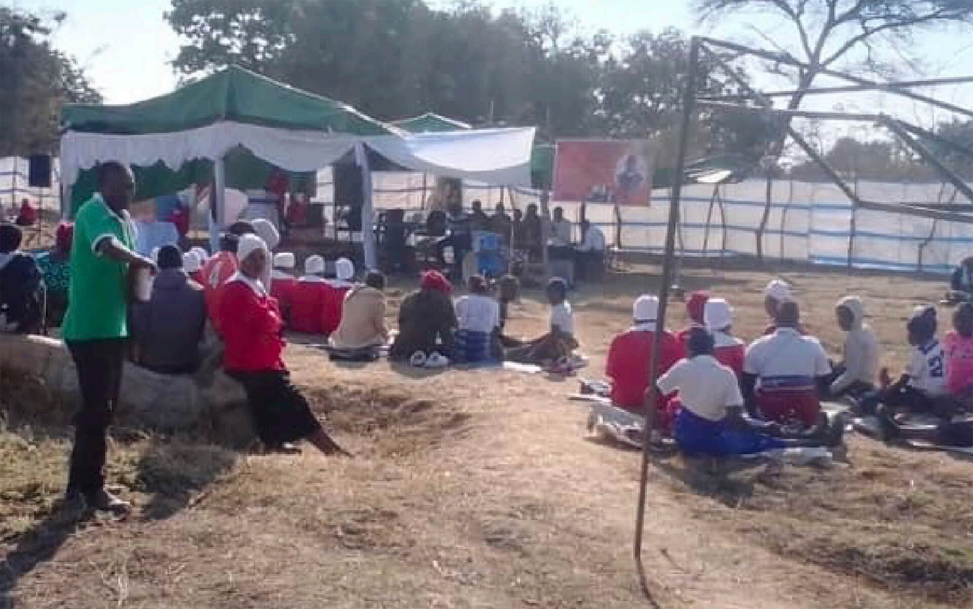 Cervical Cancer Talk at Zambia Camp