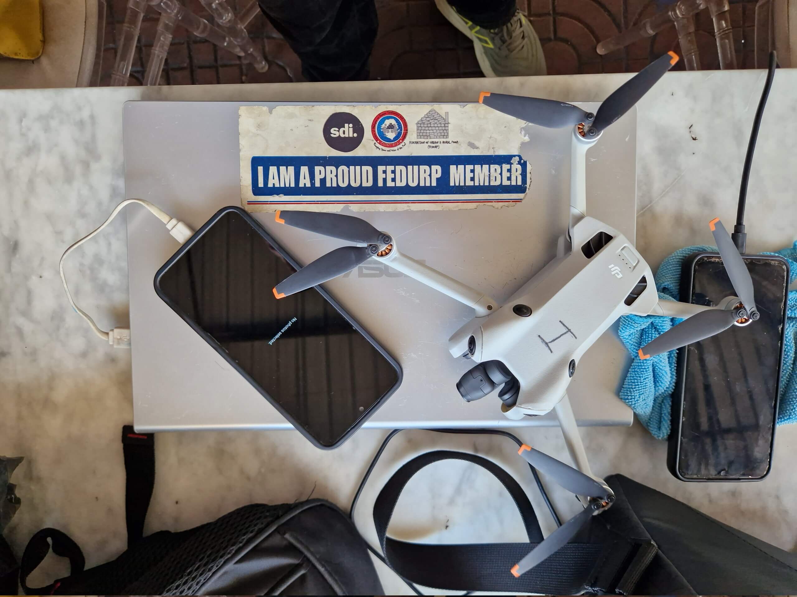 Drones used by local teams to capture high-resolution imagery, enable community-led mapping of informal settlements at scale. © Humanitarian OpenStreetMap Team