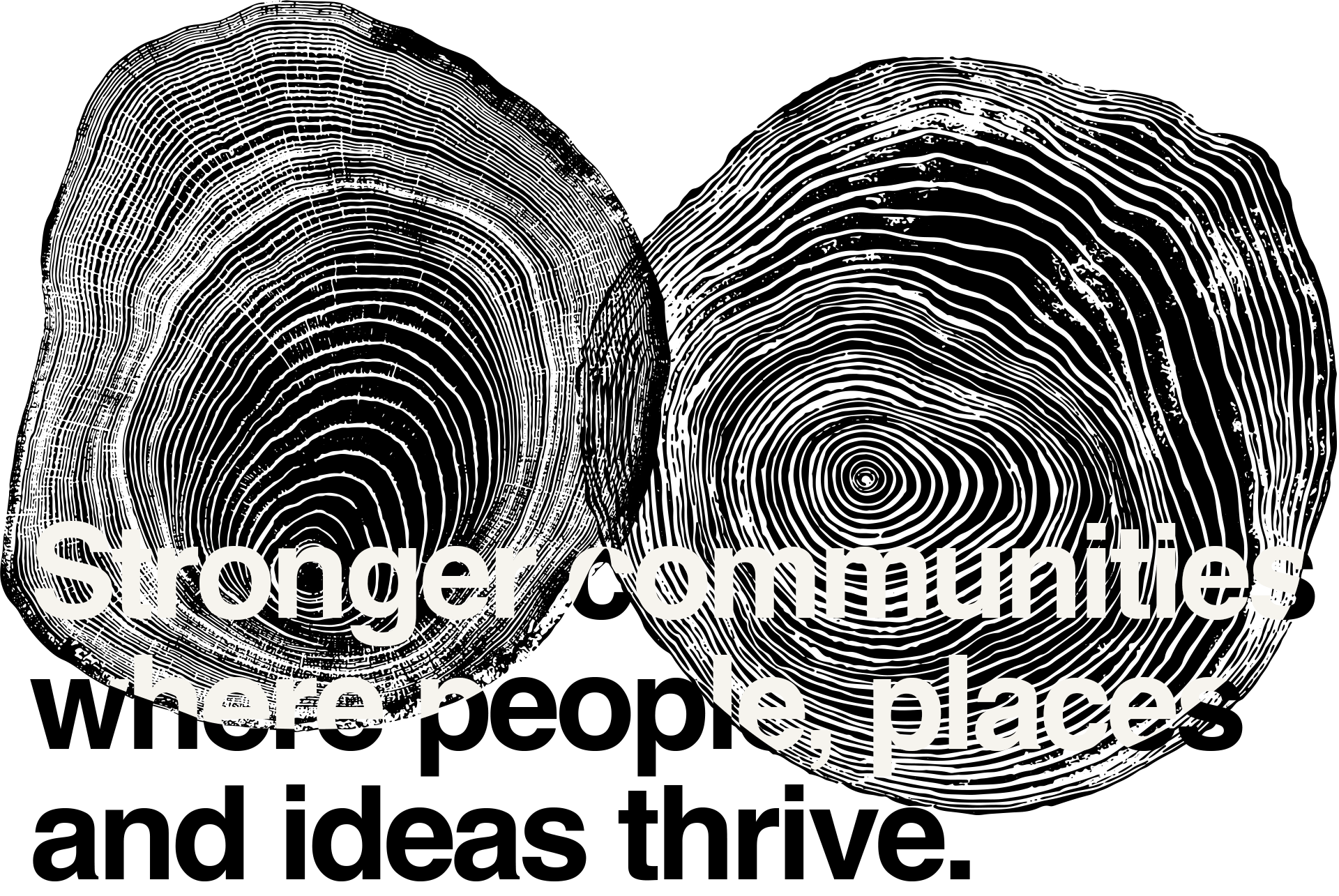 Stronger communities where people, places and ideas thrive